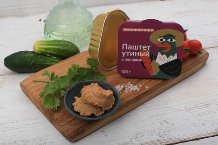 Паштет утиный с овощами Эко-фермер