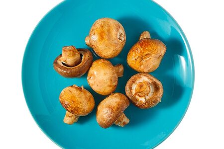 Шампиньоны на мангале