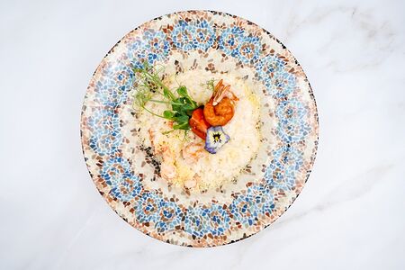 Ризотто с креветками