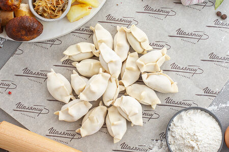 Вареники с картофелем и белыми грибами 