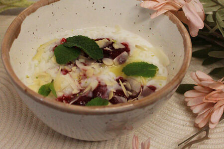 Рисовая с вишней на кокосовом молоке