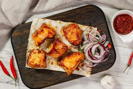 Шашлык из куриной грудки