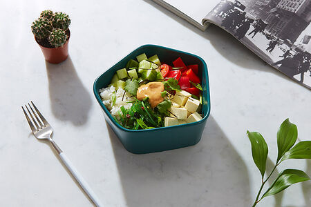 Поке с сыром тофу