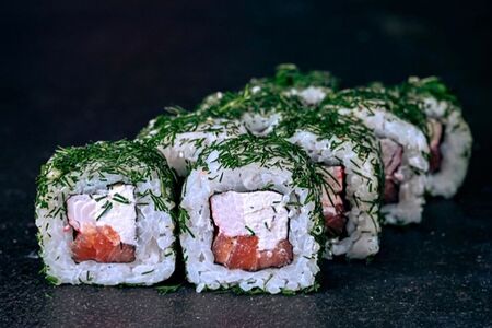 Грин с лососем