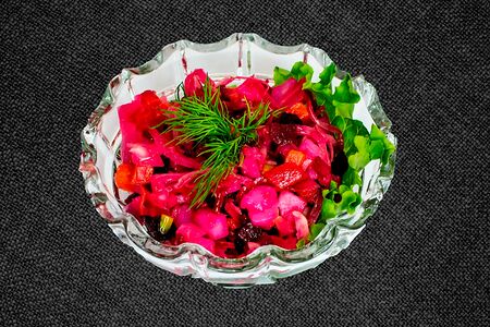 Винегрет овощной с квашеной капустой