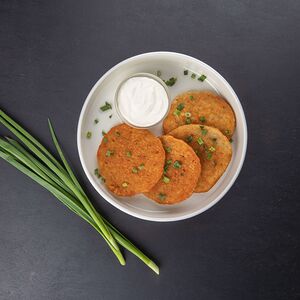 Драники со сметаной