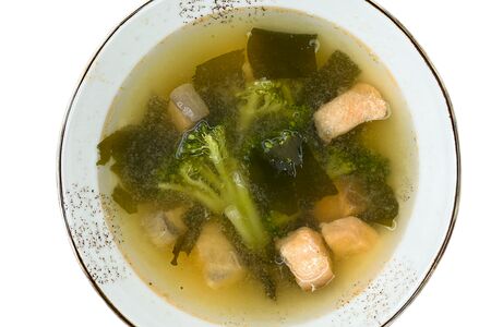 Мисо суп с сёмгой