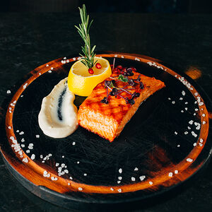 Филе лосося - гриль