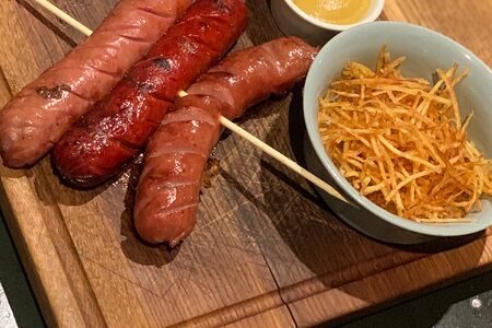 Колбаски на гриле