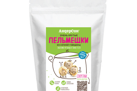 Замороженные пельмени с говядиной 400гр