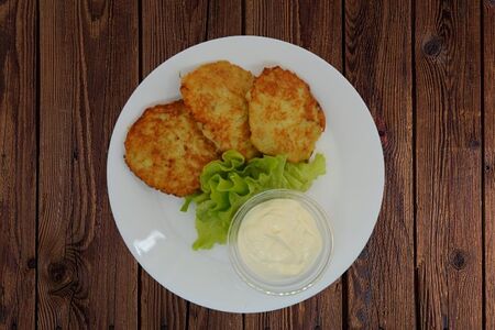 Драники со сметаной