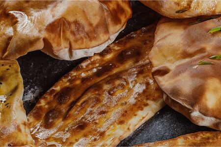 Чапати нутовая с маслом гхи