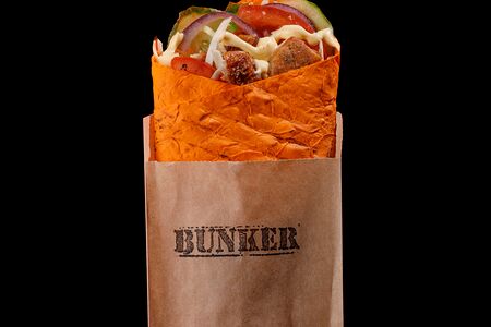 Сырно-чесночная шаурма (большая)