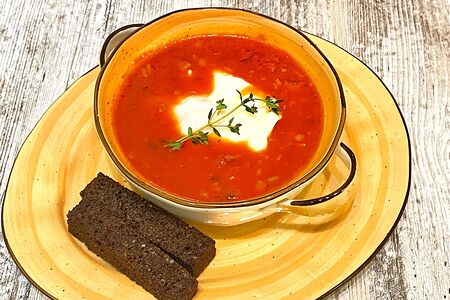 Суп томантый Помодоро