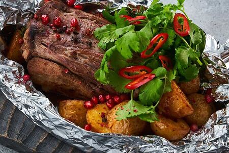 Баранья шея  с картофелем