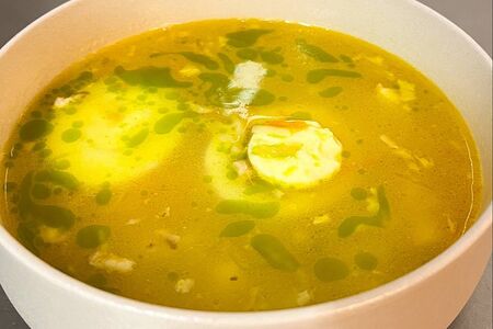 Суп-лапша с яйцом