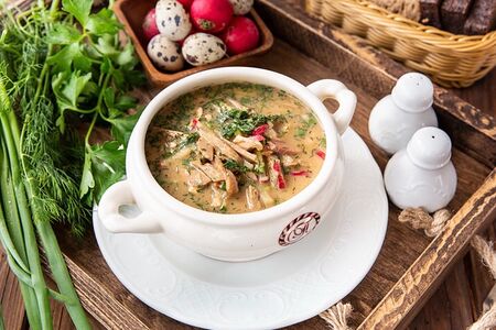 Окрошка на квасе