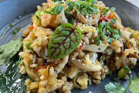 Рис с морепродуктами