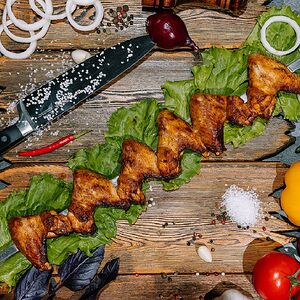 Шашлык из куриных крылышек