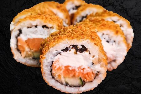 Темпура с пряным лососем