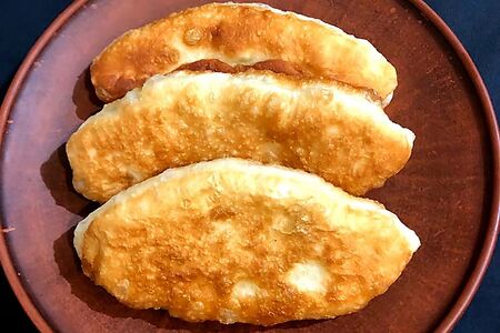 Жареные пирожки с картошкой
