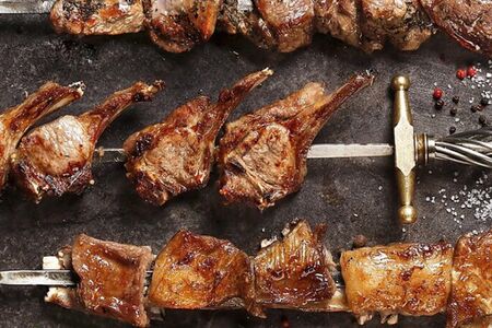 Шашлык из бараний корейки