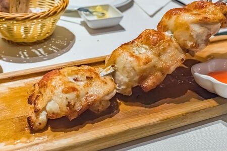 Шашлык из куриного филе