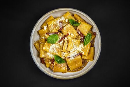 Паста с белыми грибами