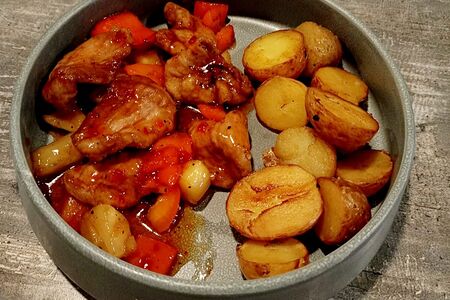 Свинина под кисло-сладким соусом