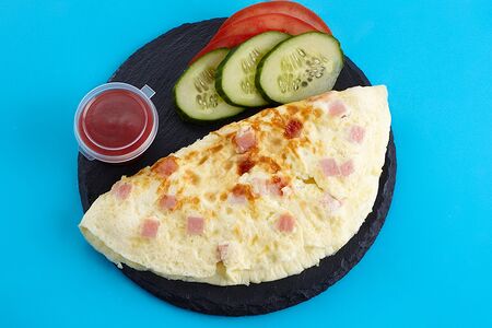 Омлет с ветчиной и сыром