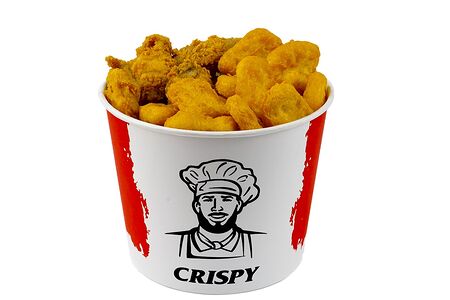 Баскет 12 крыльев и 12 наггетсов