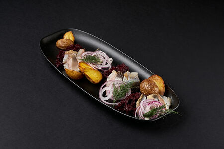 Сельдь с картофелем