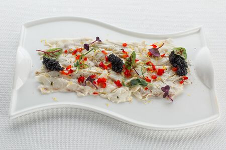 Карпаччо из сибаса