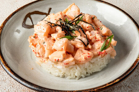 Японский тартар с креветкой