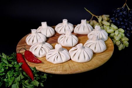 Хинкали с бараниной