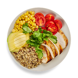 Кобб-салат с курицей и авокадо