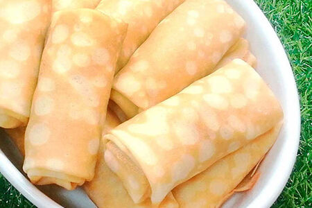 Блинчики с яблоком и корицей ручная работа 1 шт