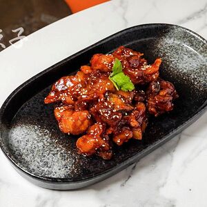 Жареные свиные ребрышки в кисло-сладком соусе № 21