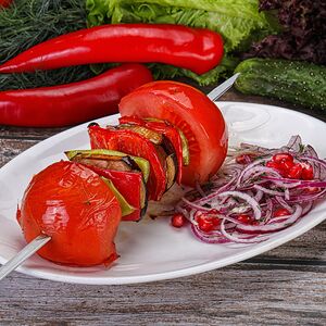 Овощи на углях