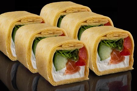 Тортилья с лососем