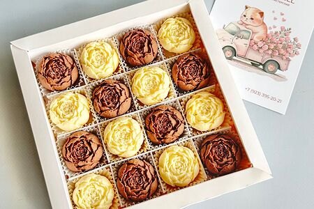 Набор шоколадных пионов