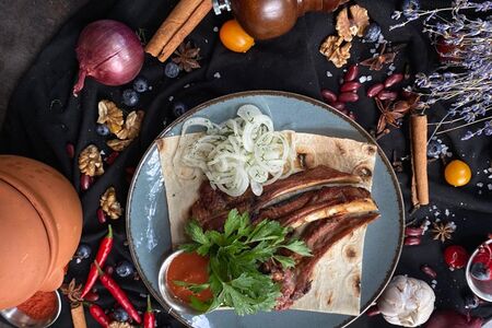 Шашлык из бараньей спинки