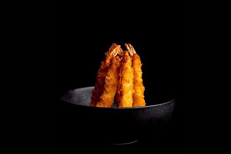 5 креветок в темпуре