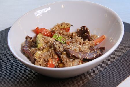 Рис с говядиной