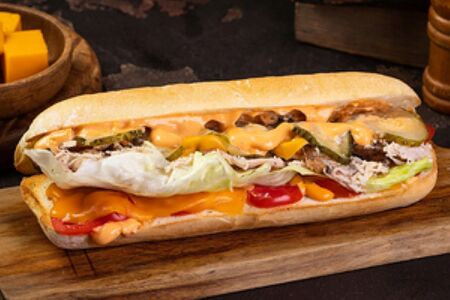 Сэндвич с индейкой BBQ