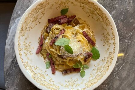 Тальятелле с говядиной