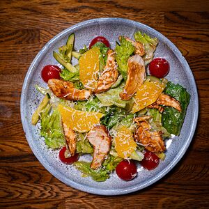 Салат с цыпленком и апельсином