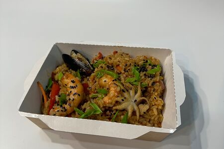 Рис с морепродуктами