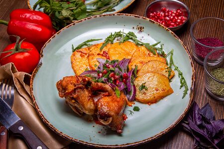 Цыплёнок с картофелем