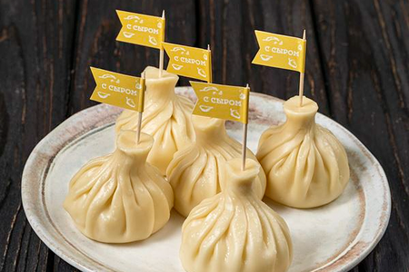 Хинкали со страчателлой